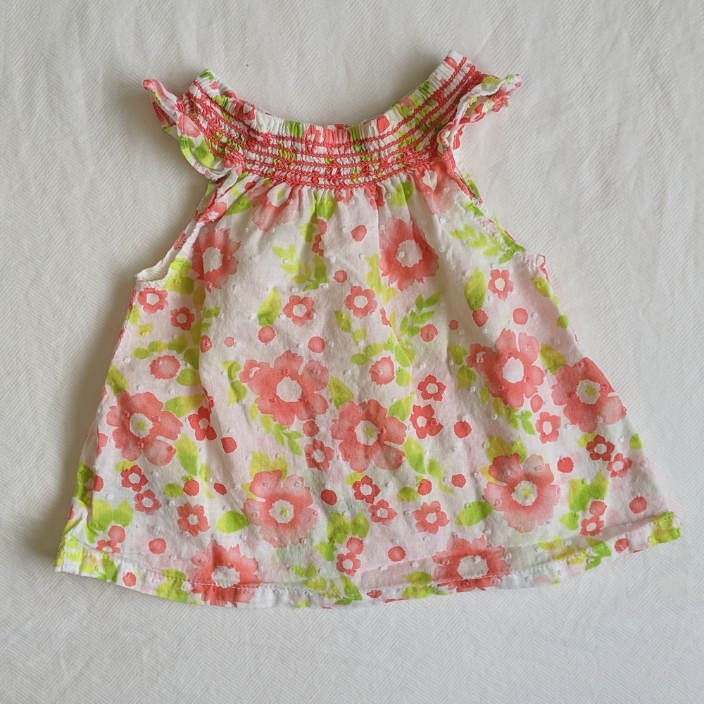 mixed brands 2-pack lightweight summer blouse bundle 18 months baby girl - Picture 6 of 10